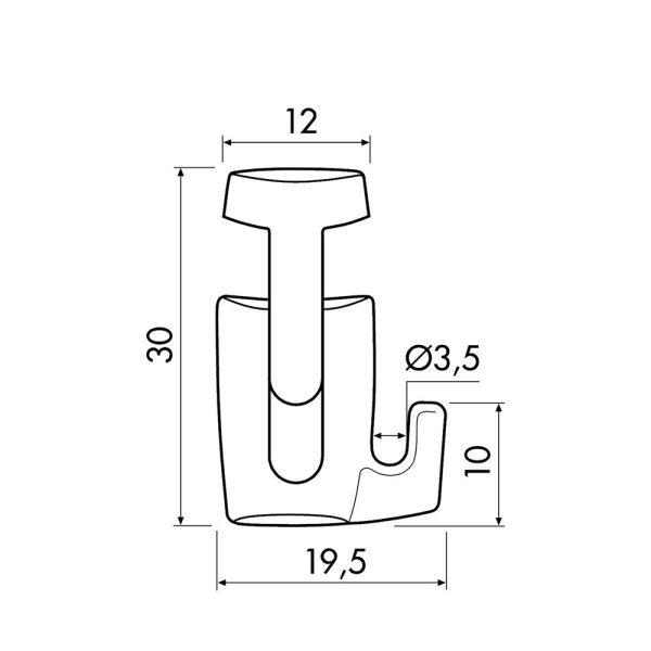 Newly H100 Hook 20kg