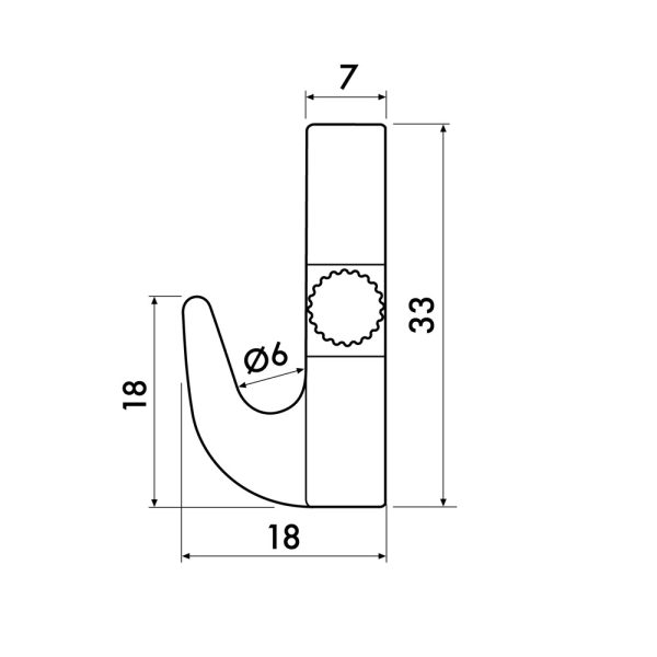 Picture Hook Heavy Brass 7kg