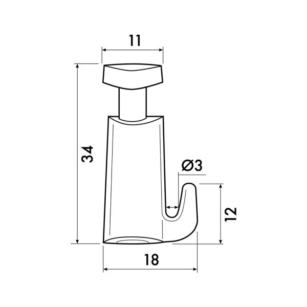 Artiteq Micro Grip Hook 20kg