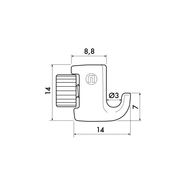 Newly H30 Hook 3kg - 5pcs