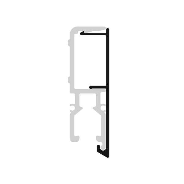 Cross-sectional view of a door frame profile with a gray inner channel and a black outer seal on the right side.](https://)